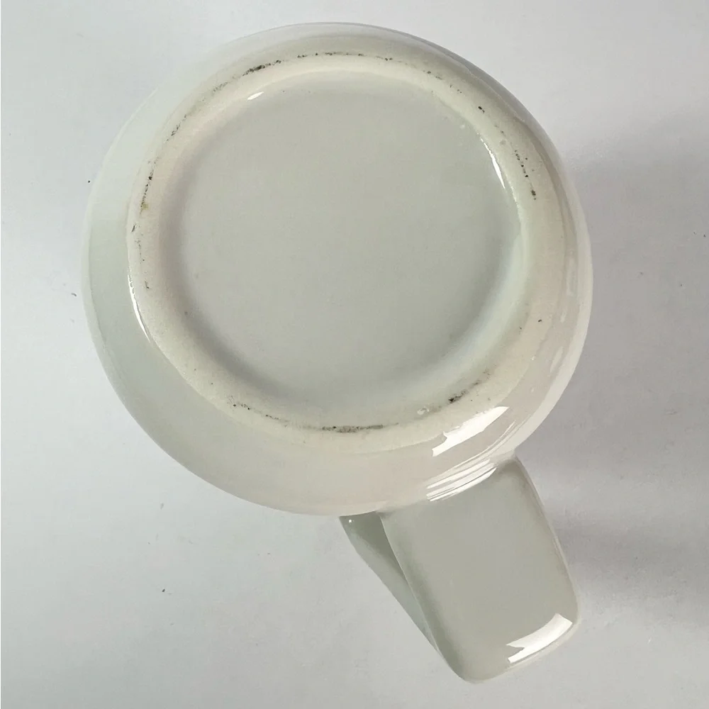 Vintage White creamer small pitcher‎ Farmhouse cottagecore decor